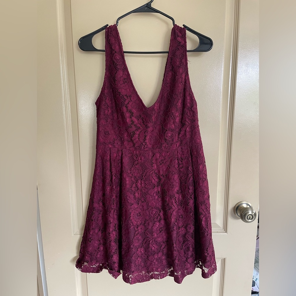 Forever 21 Floral Lace Dress Size Large